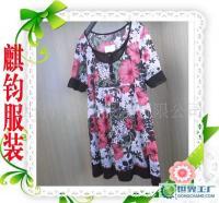 女士春夏新款大碎花短袖襯衫 時尚女裝批發指南